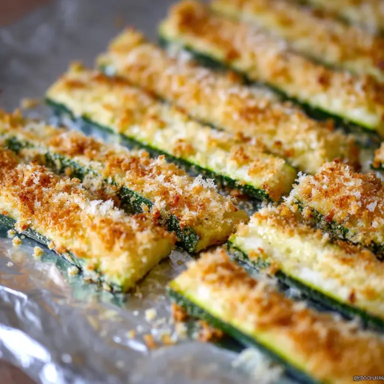 Baked Parmesan Zucchini Fries Recipe