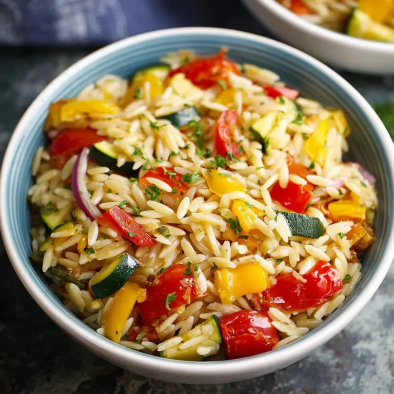 Roasted Vegetable Orzo Recipe