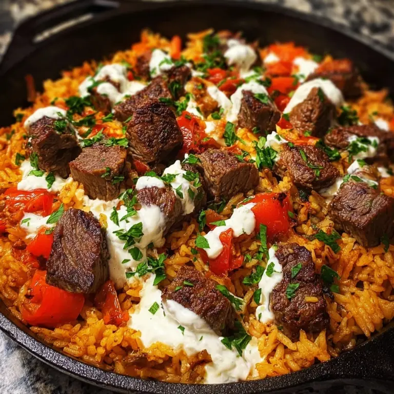 Steak Queso Rice Recipe