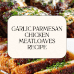 Garlic Parmesan Chicken Meatloaves Recipe