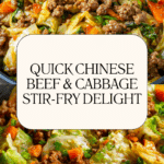 Chinese Ground Beef and Cabbage Stir-Fry Recipe