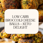 Broccoli Cheese Balls: Low Carb Keto Recipe