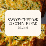 Savory Cheddar Zucchini Bread Recipe