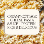 Cottage Cheese Pasta Sauce Recipe
