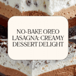Oreo Lasagna Recipe