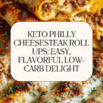 Delicious Keto Philly Cheesesteak Roll Ups Recipe
