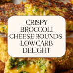 Best Low Carb Crispy Broccoli Cheese Rounds Recipe