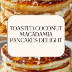Toasted Coconut Macadamia Pancakes with Coconut Syrup Recipe