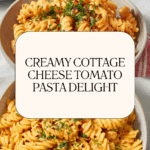 Creamy Cottage Cheese Tomato Pasta Recipe
