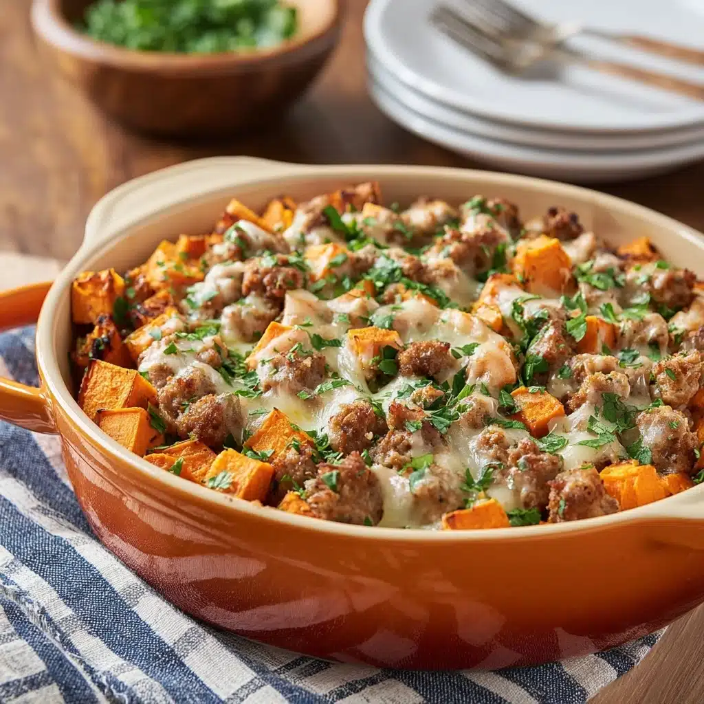 Ground Turkey Sweet Potato Bake Recipe - Recipe Image