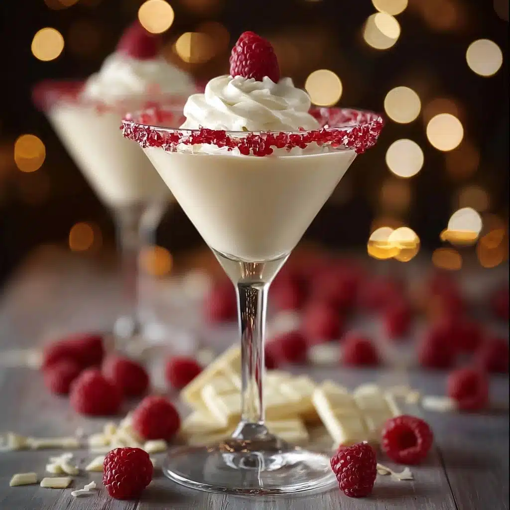 Raspberry White Chocolate Martini Recipe - Recipe Image