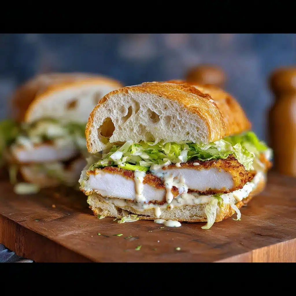 Crispy Chicken Caesar Sandwich Recipe - Recipe Image