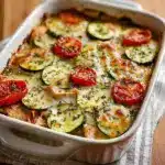 Mediterranean Chicken Zucchini Bake Recipe