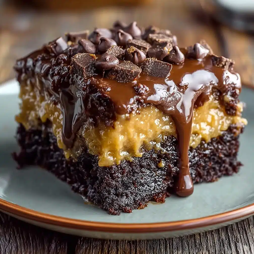 German Chocolate Poke Cake Recipe - Recipe Image