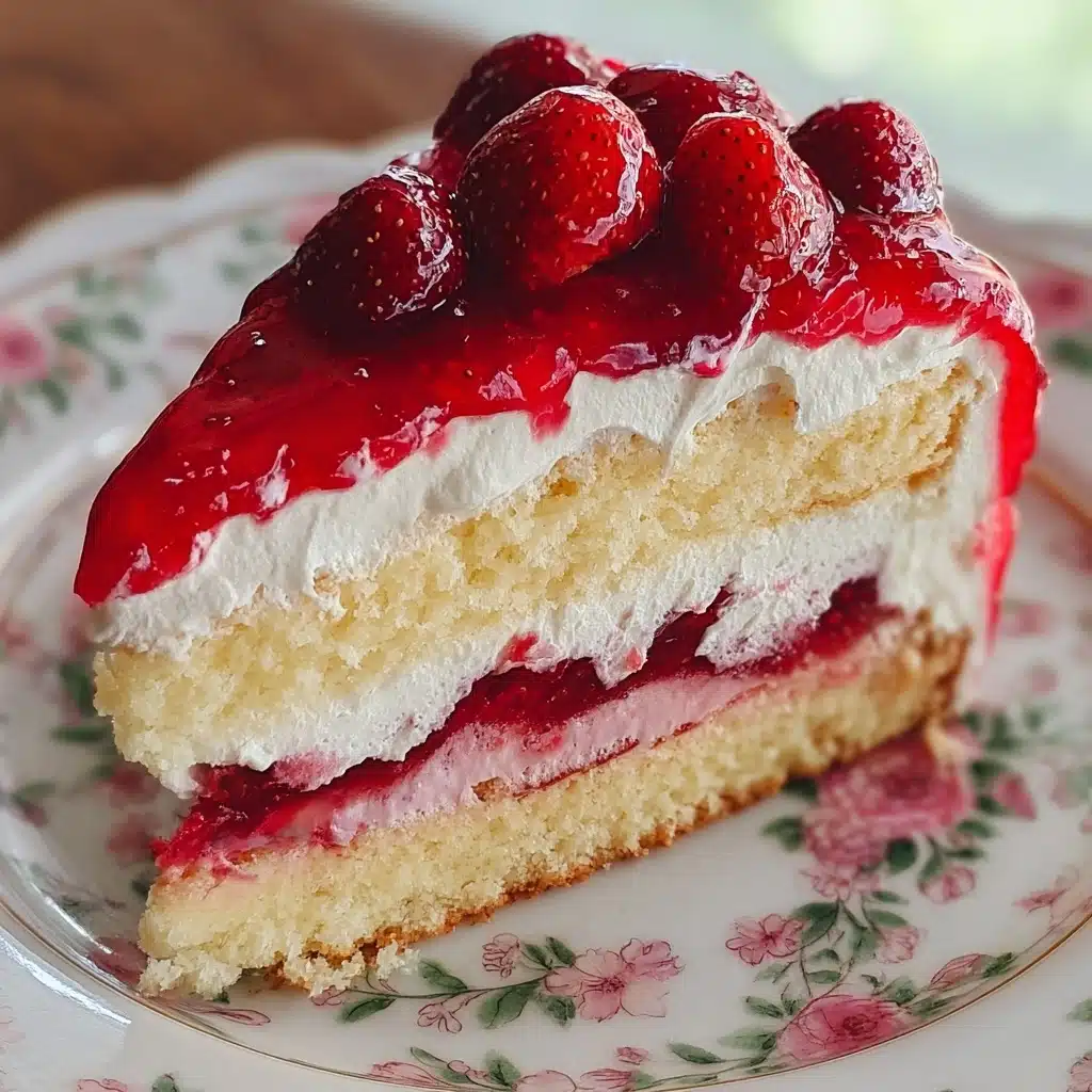 Strawberries and Cream Cake Recipe - Recipe Image