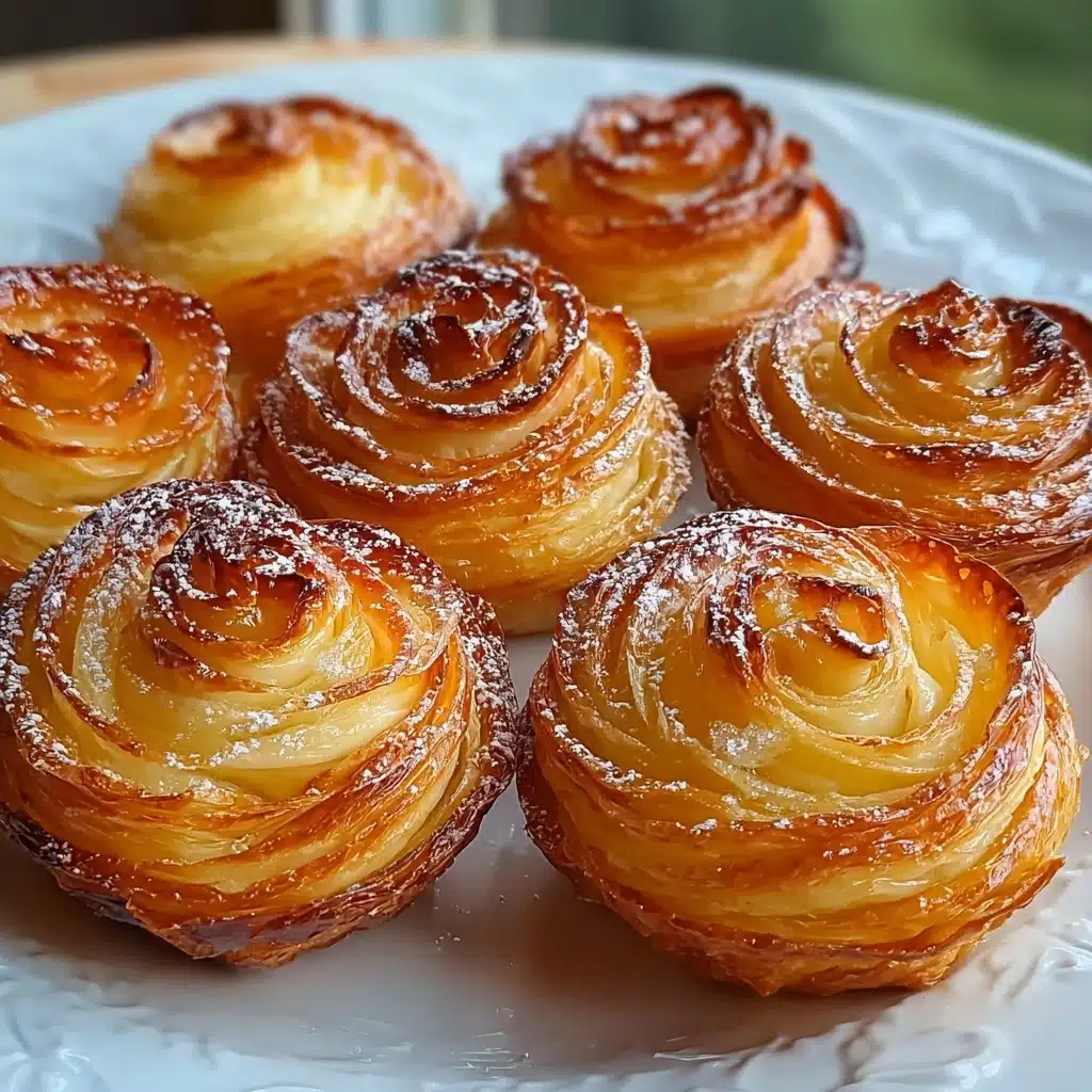 Peach Pie Cruffins Recipe - Recipe Image