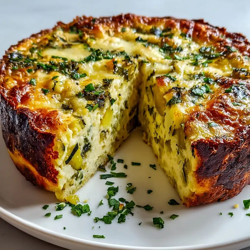 Cheesy Baked Zucchini Slice for a Savory Homemade Treat Recipe - Recipe Image