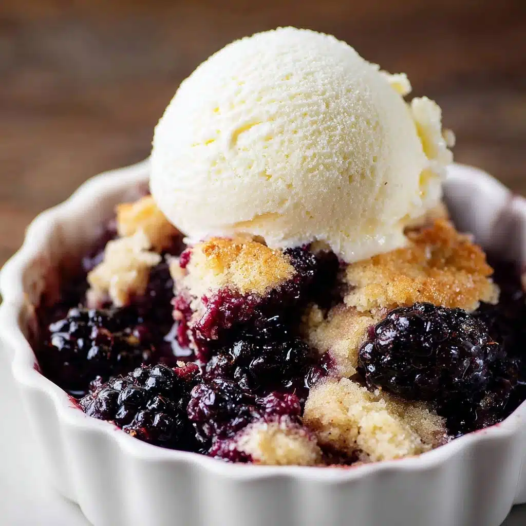 Homemade Blackberry Cobbler Recipe - Recipe Image