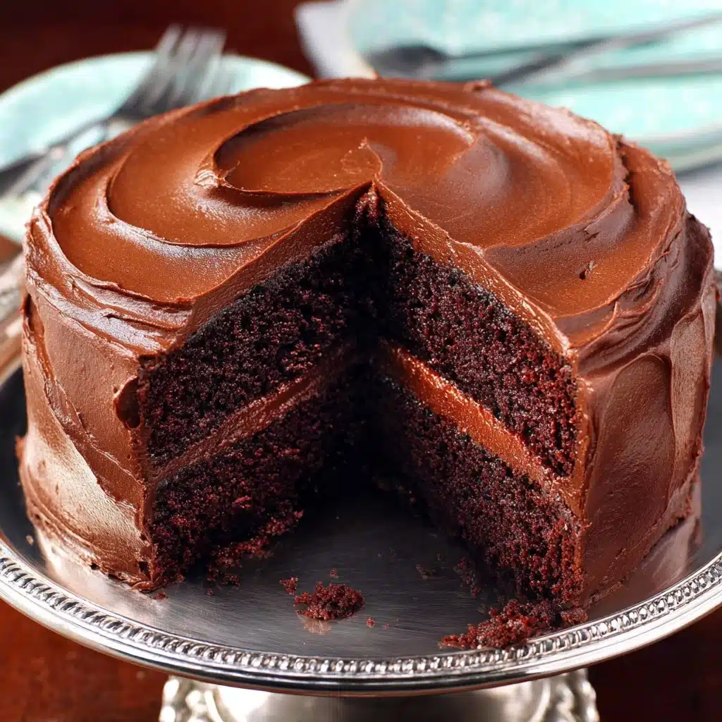 The BEST Moist Chocolate Cake recipe - Recipe Image