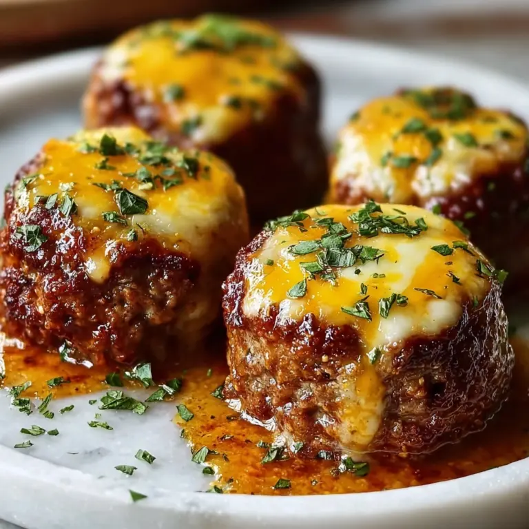 Cheesy Stuffed Meatloaf Bites Recipe