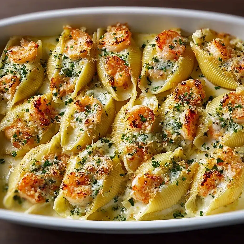 Creamy Seafood Stuffed Shells Recipe - Recipe Image