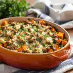 Ground Turkey Sweet Potato Bake Recipe