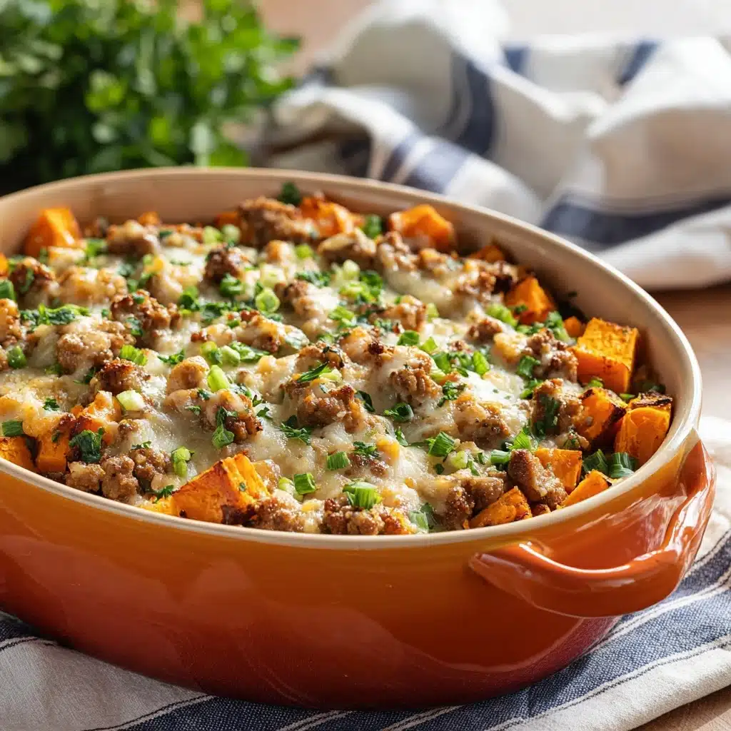 Ground Turkey Sweet Potato Bake Recipe