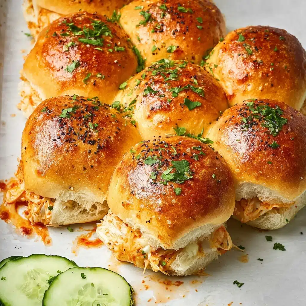 Spicy Buffalo Chicken Sliders Recipe - Recipe Image