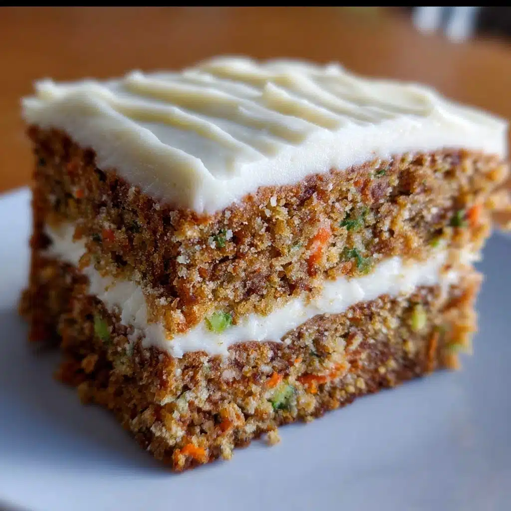 Frosted Zucchini Spice Bars 1 Amazing Secret Recipe