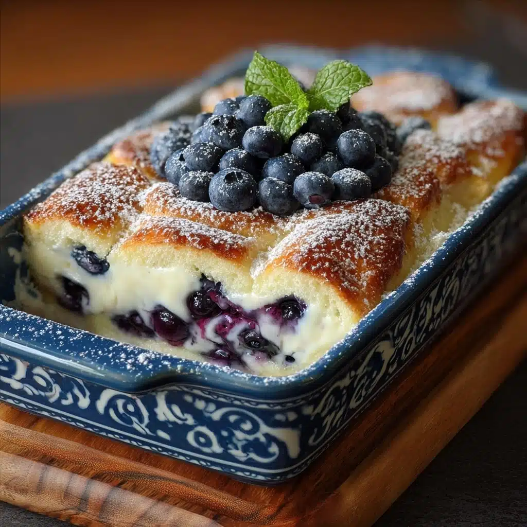Blueberry Buttermilk Pancake Casserole Recipe - Recipe Image