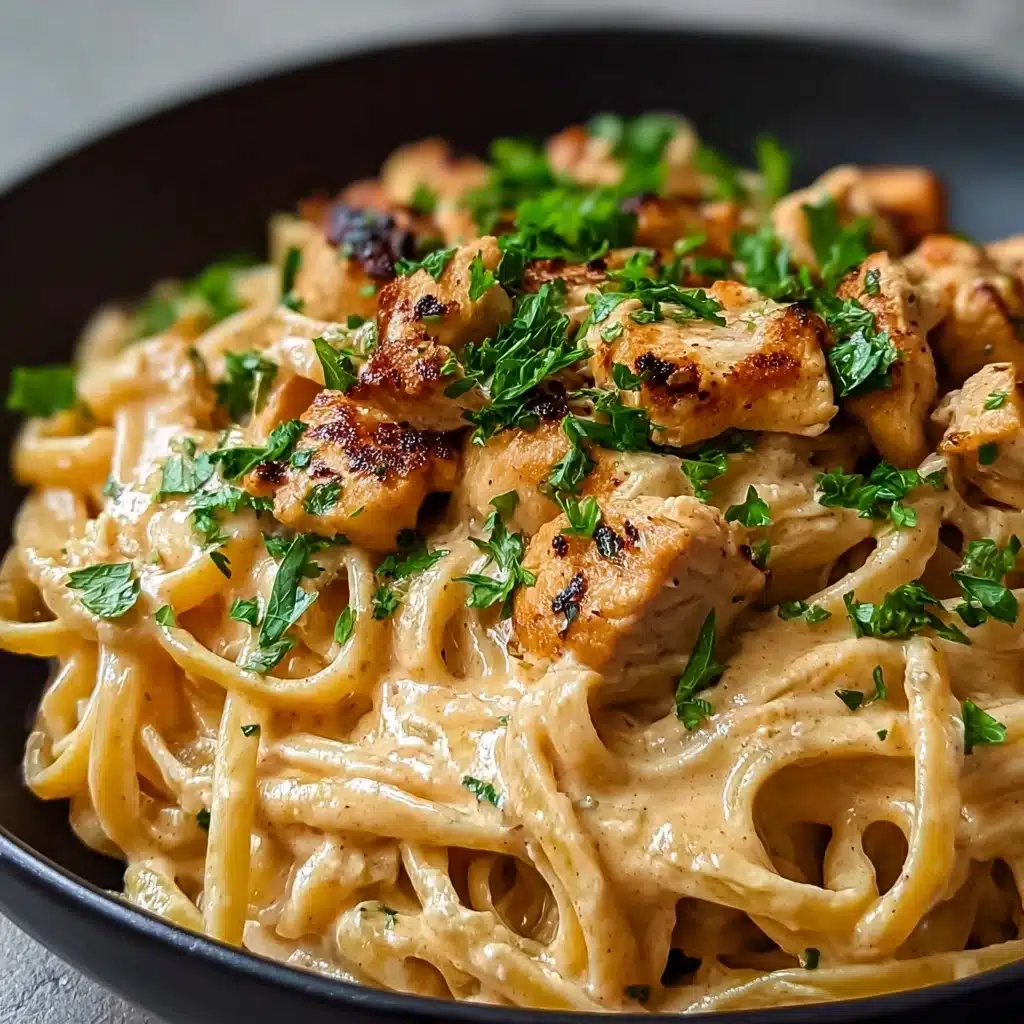 Cowboy Butter Chicken Linguine Recipe - Recipe Image