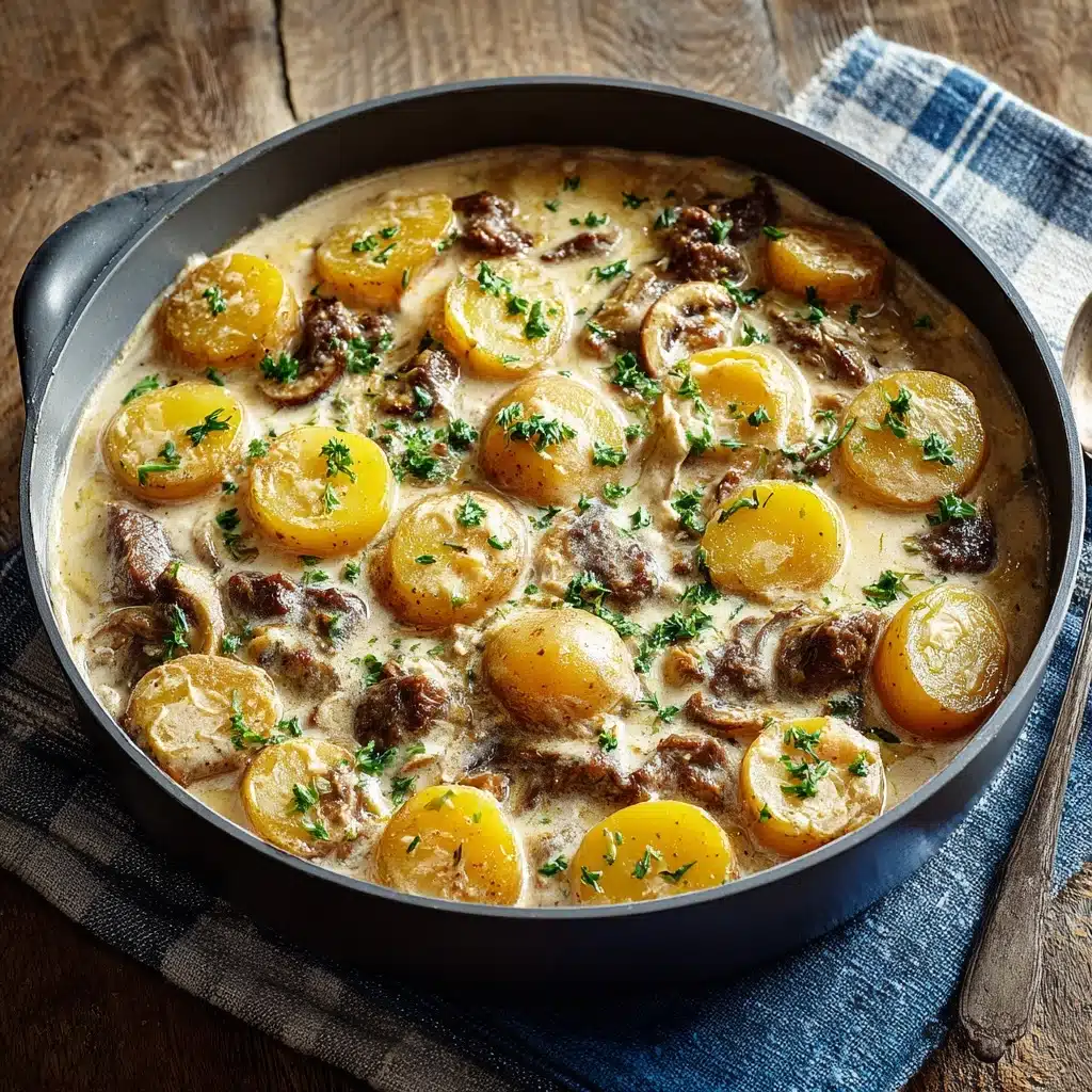 Creamy One-Pot Beef and Potato Casserole Recipe - Recipe Image