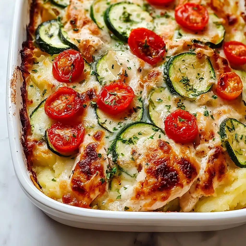 Mediterranean Chicken Zucchini Bake Recipe - Recipe Image