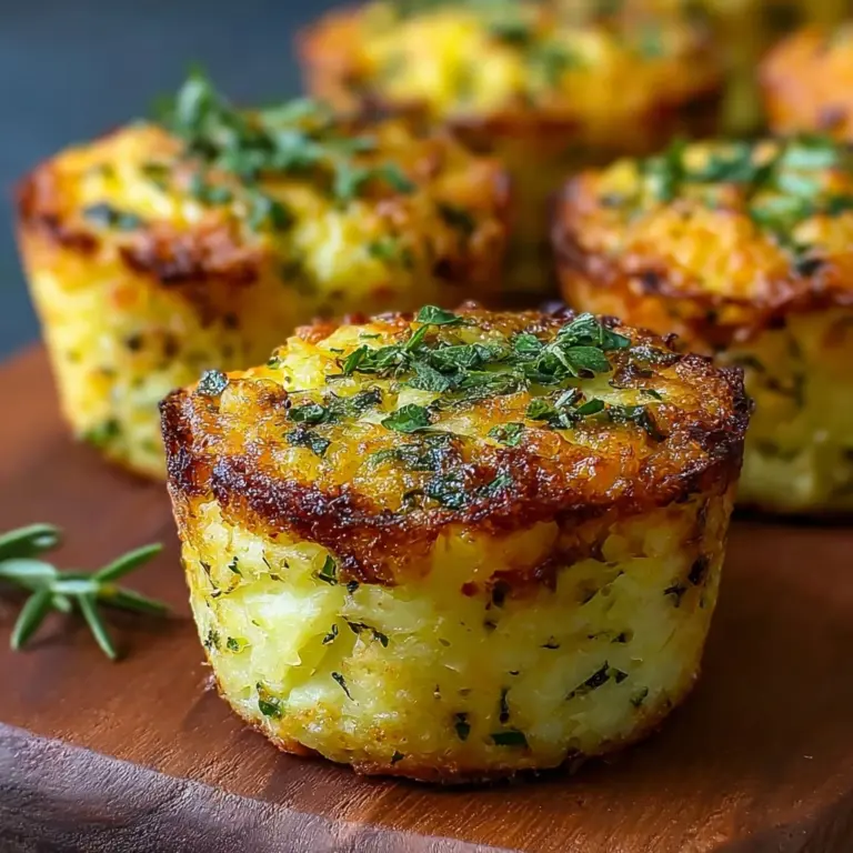 Crispy Parmesan Zucchini Muffins Recipe