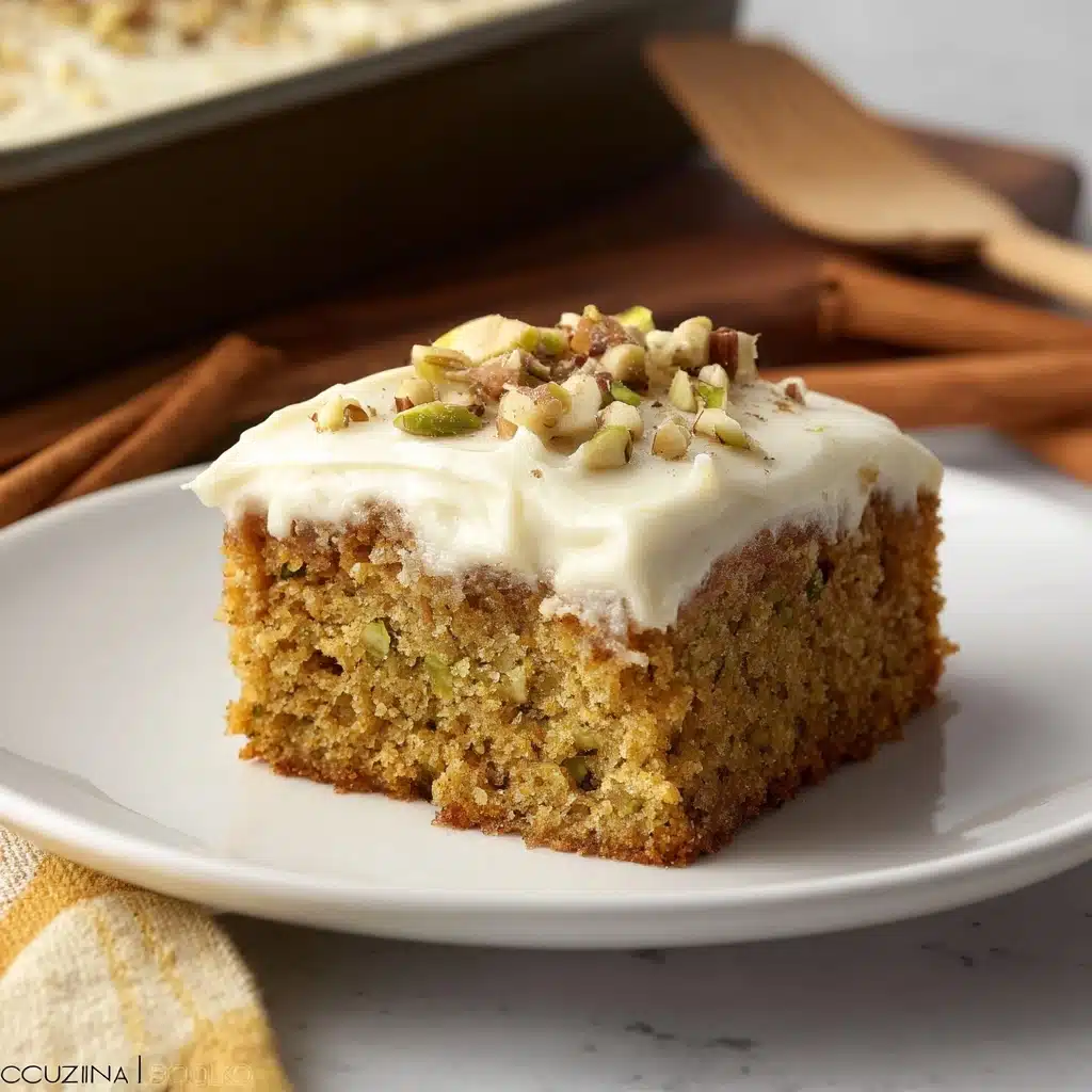 Zucchini Spice Cake With Cream Cheese Frosting Recipe - Recipe Image