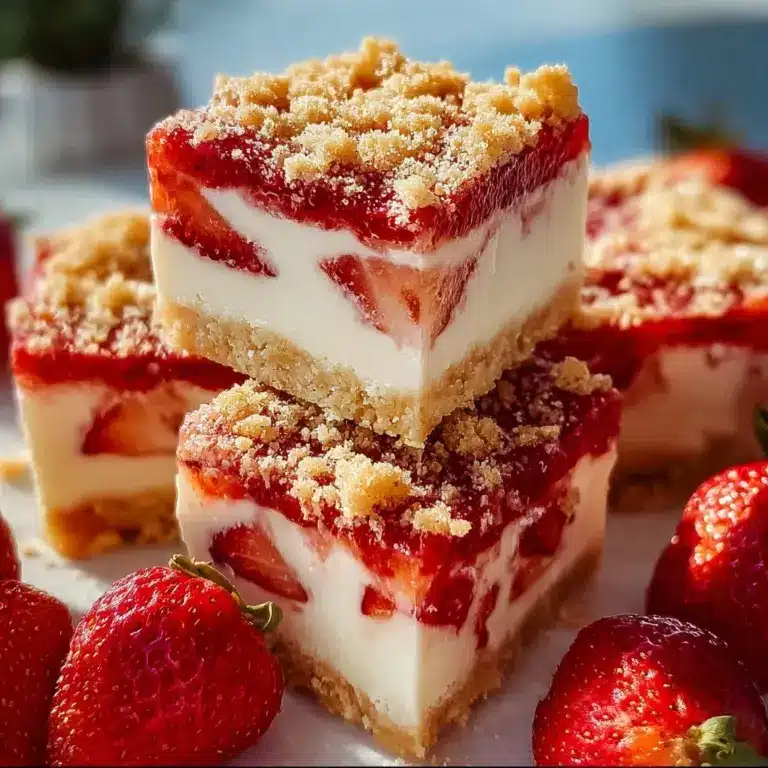 Strawberry Cheesecake Bars Recipe