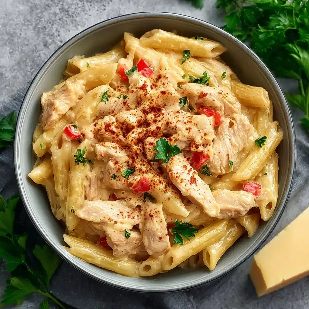 Crock Pot Creamy Cajun Chicken Pasta Recipe - Recipe Image