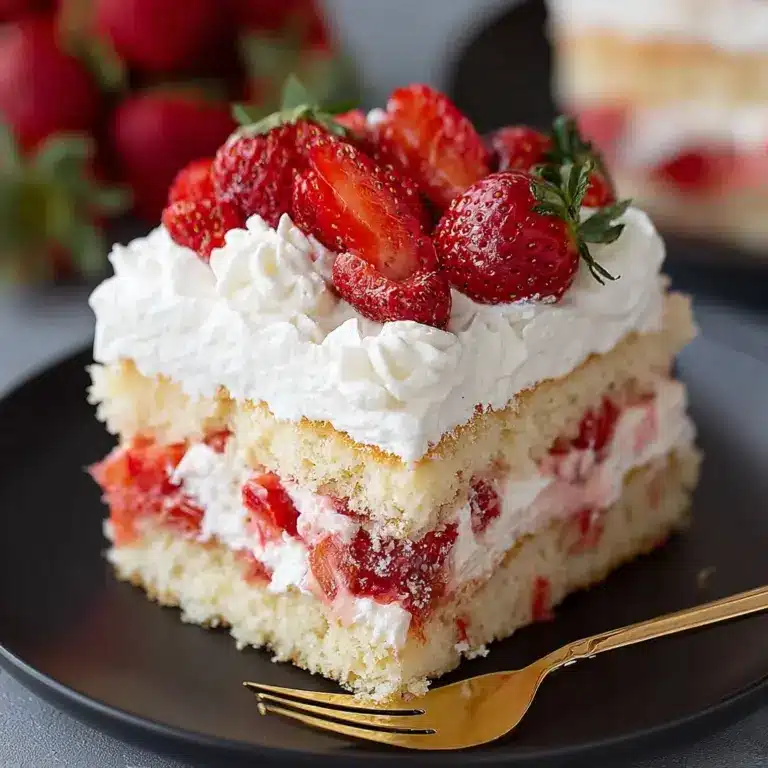 Strawberry Shortcake Poke Cake Recipe