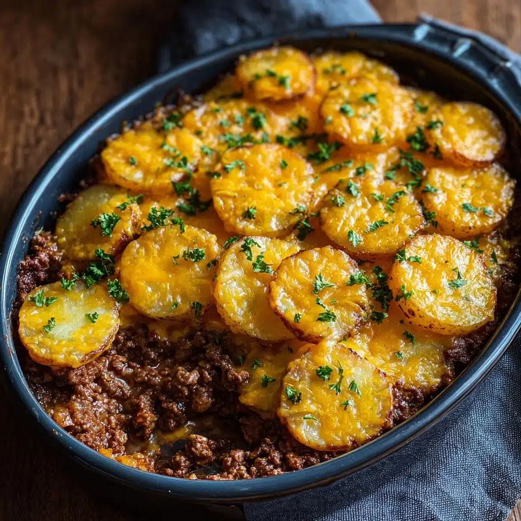 Cheesy Ground Beef and Potatoes Recipe