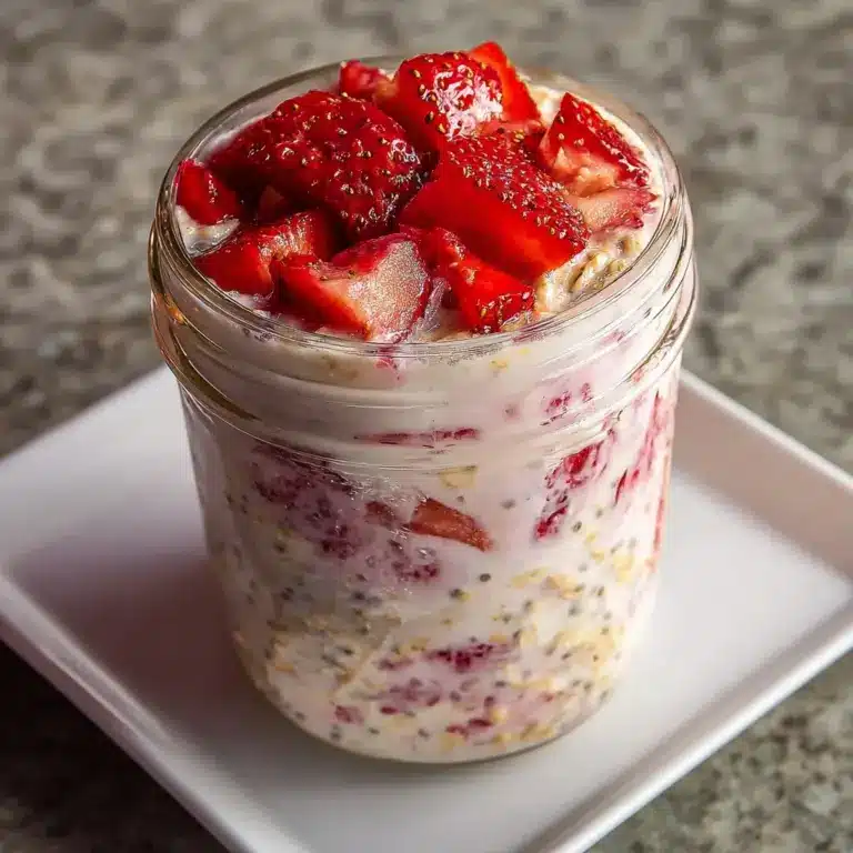 Strawberry Cream Oats Recipe