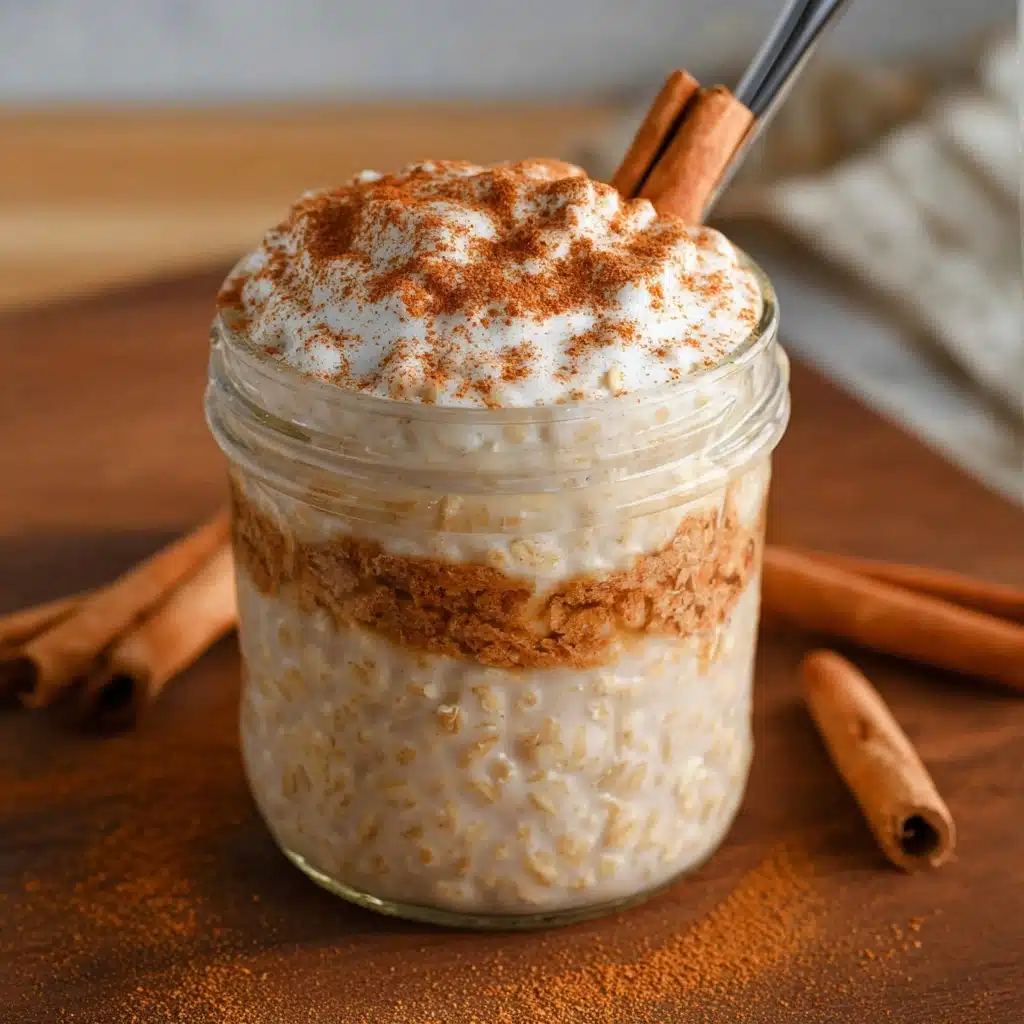 Easy Cinnamon Roll Overnight Oats Recipe