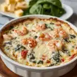 The Best Creamy Shrimp and Crab Spinach Dip Recipe