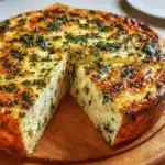 Cottage Cheese and Spinach Crustless Quiche Recipe