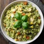 Pesto Chicken Cauliflower Rice Recipe