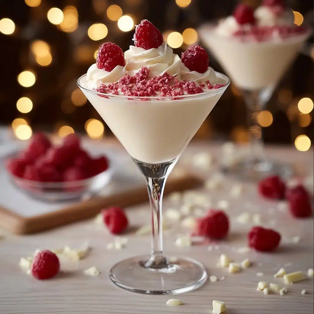 Raspberry White Chocolate Martini Recipe - Recipe Image