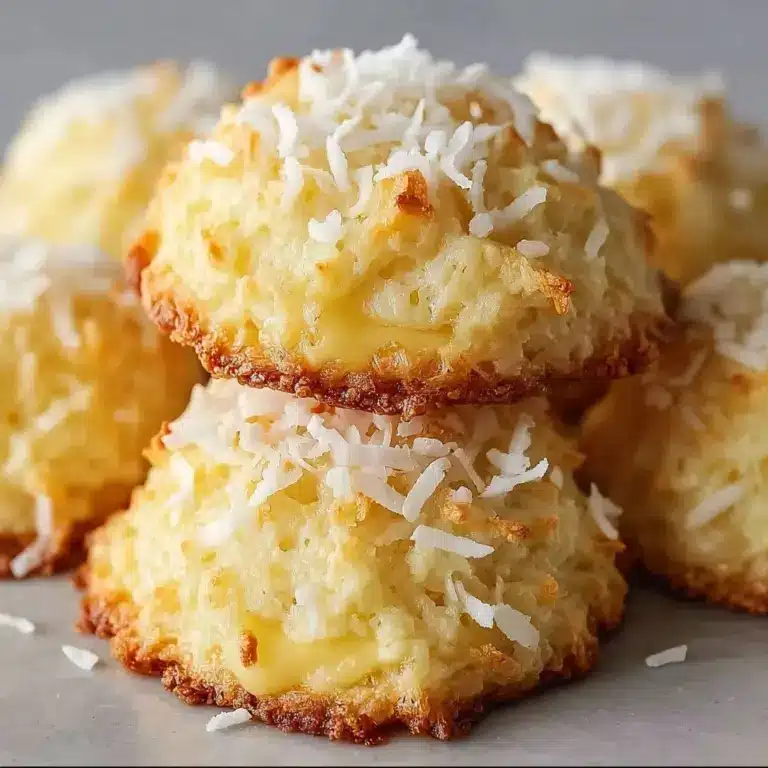 Lemon Coconut Cheesecake Cookies Recipe