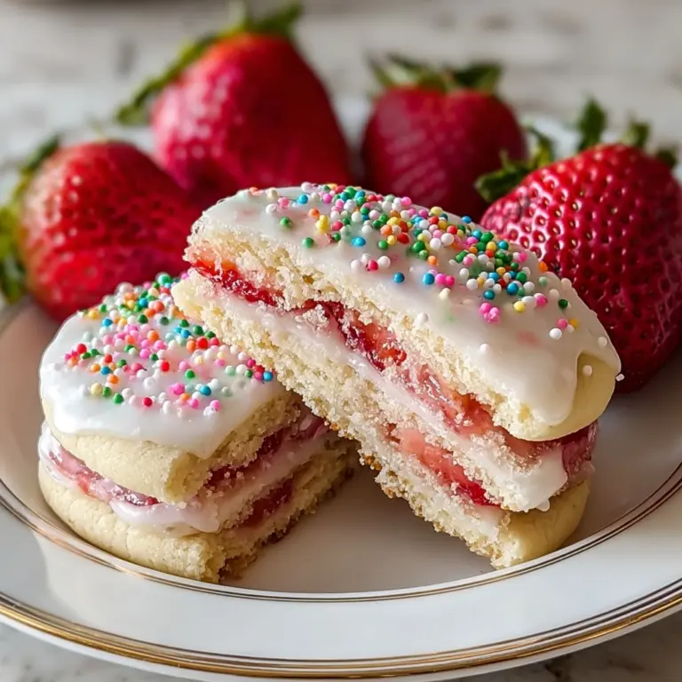 Strawberry Pop Tart Sugar Cookies Recipe