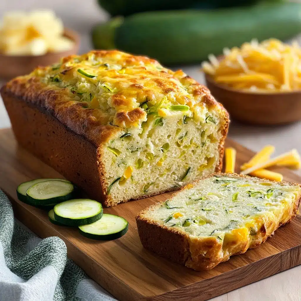 Savory Zucchini Cheddar Quick Bread Recipe - Recipe Image