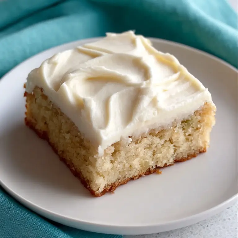 Homestyle Zucchini Cake with Sour Cream Recipe