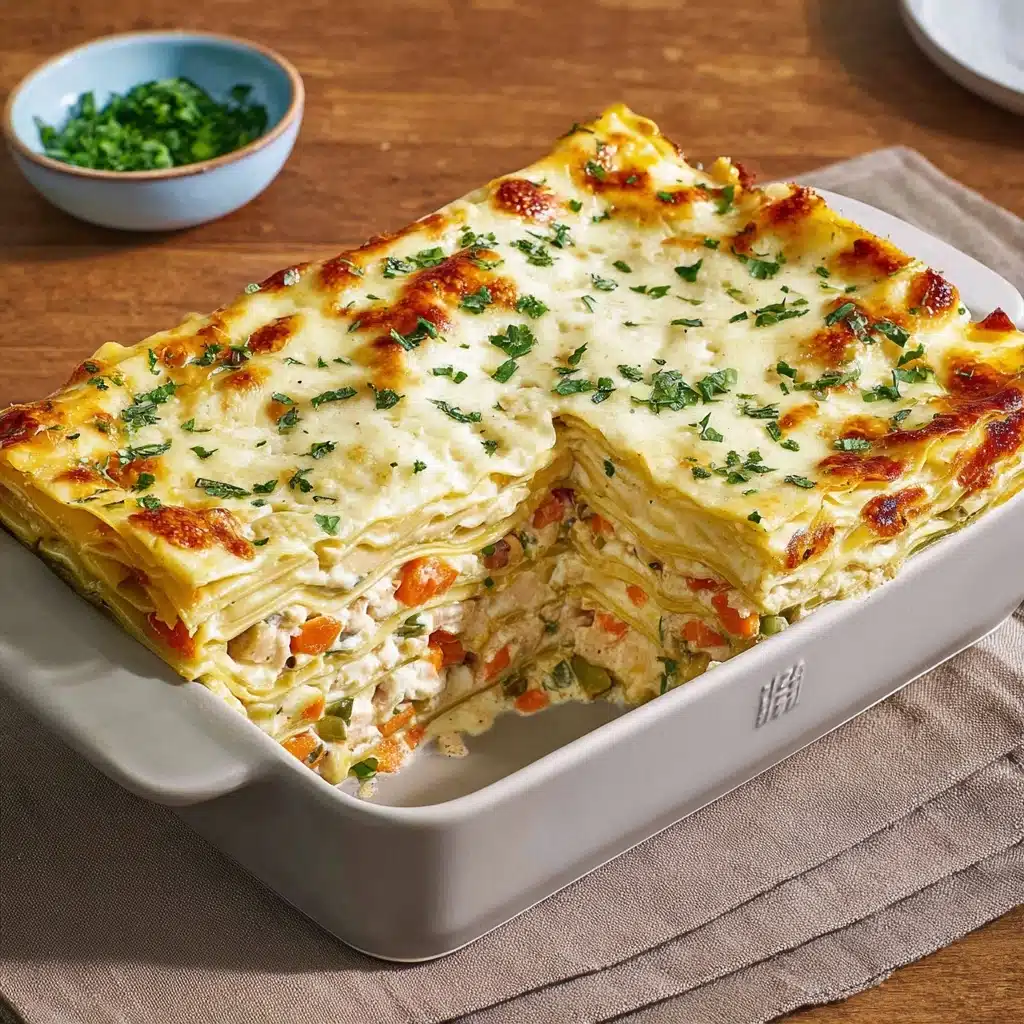 Loaded Veggie White Lasagna Recipe